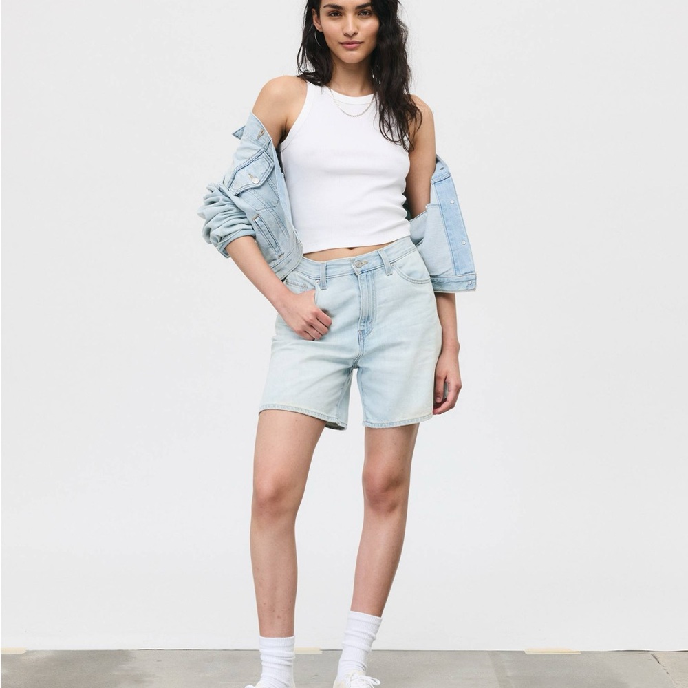 Levi's Women's Light Blue Jean Shorts